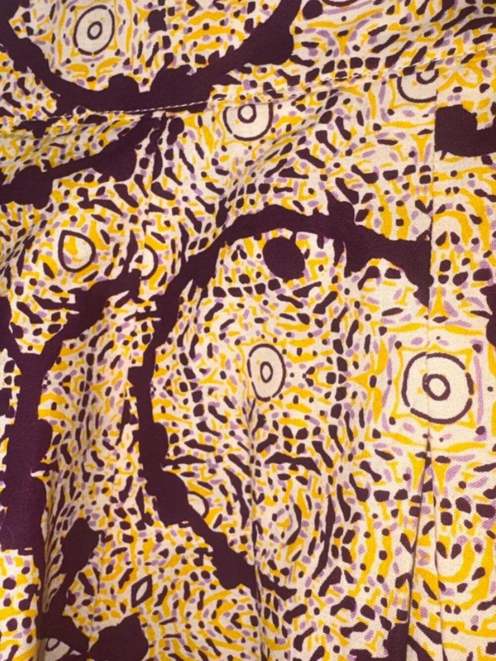 Francis + Benedict 100% Cotton Hand Made in Africa Flowy Printed Skirt size M